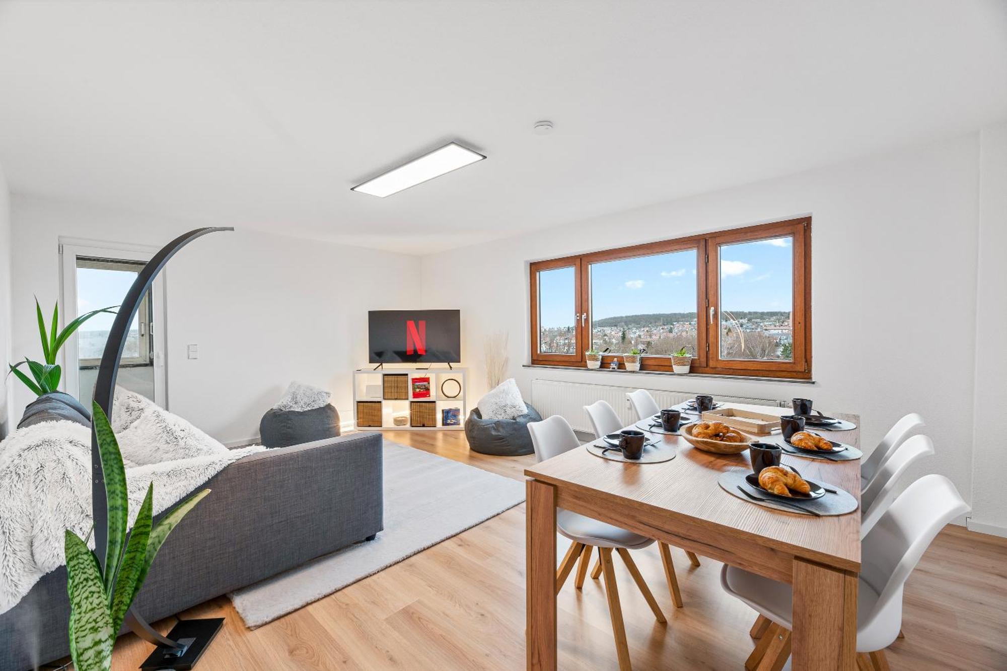Neu: Stylische Suite Mit Ausblick Sindelfingen Extérieur photo